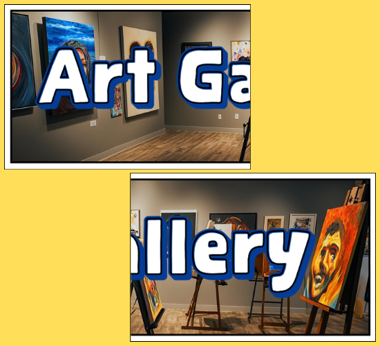 Art Gallery Role Play Display Banner