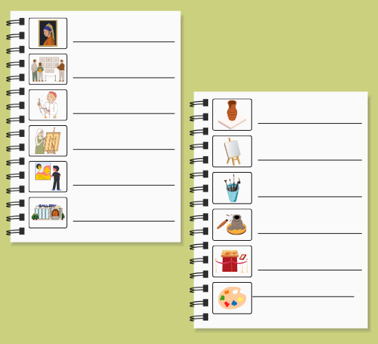 Art Gallery List Writing