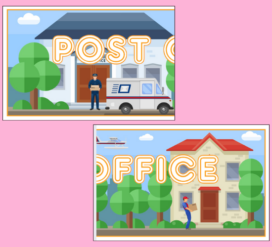 Post Office Role Play Display Banner