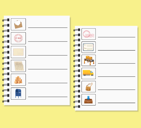 Post Office List Writing