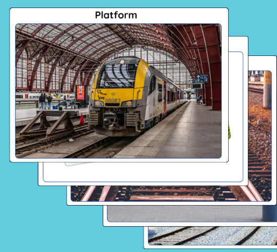 Train Station Display Photos