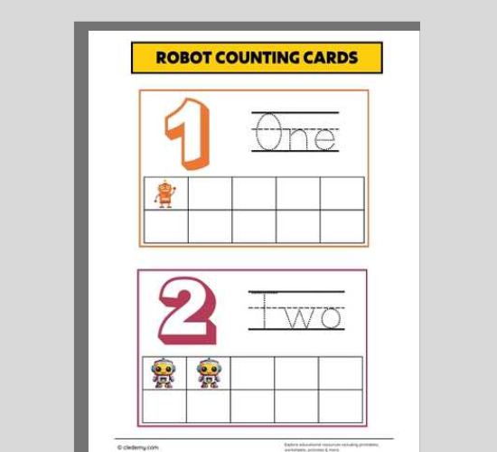 Robot Courting Cards