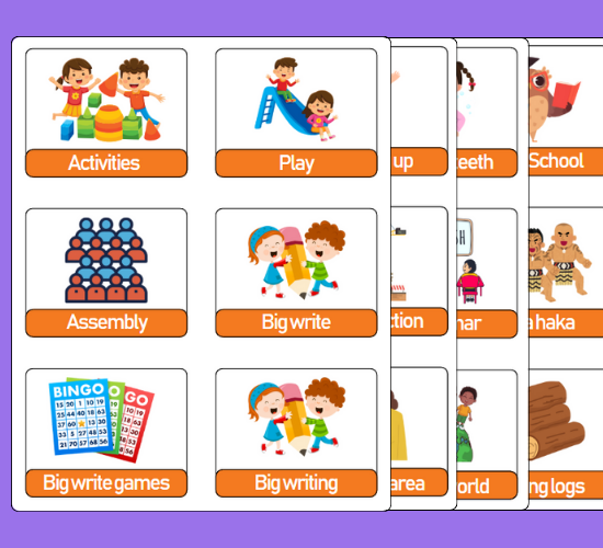 Foundation to Year 2 Visual Timetable-Standard Version