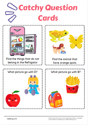 Fun Catchy Question Cards