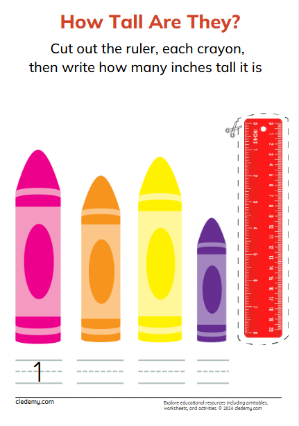 Measuring Fun: How Tall Are the Crayons?