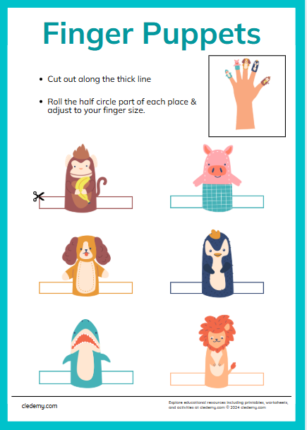 Make Your Own Finger Puppets