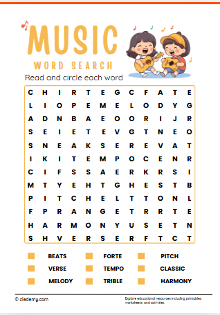 Music Word Search
