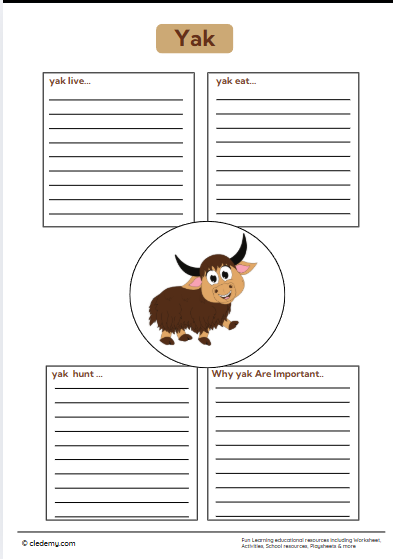 Write About Mountain Animals