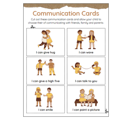 Communication Cards for Social Interaction