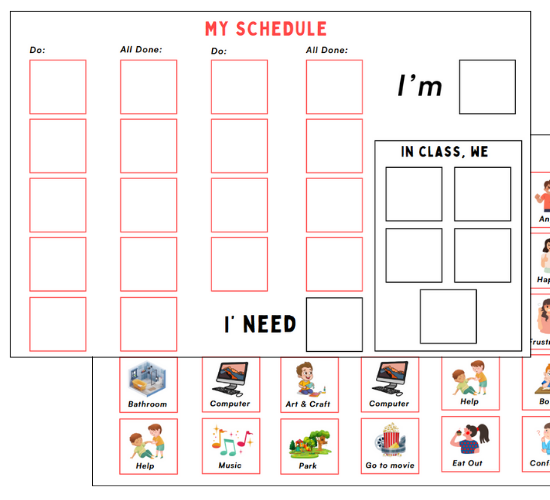 Visual Schedules for School and Home