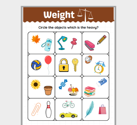 Heavy or Light? Weight Measurement