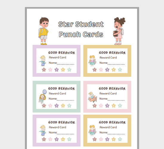 Good Choice Chart for Kids
