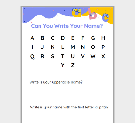 Can You Write Your Name in Uppercase?