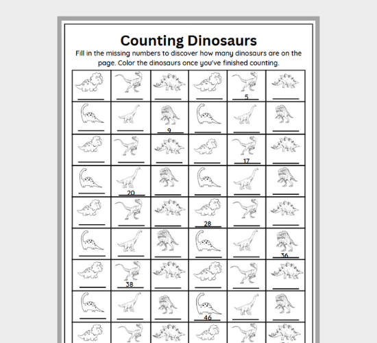 Counting Dinosaurs