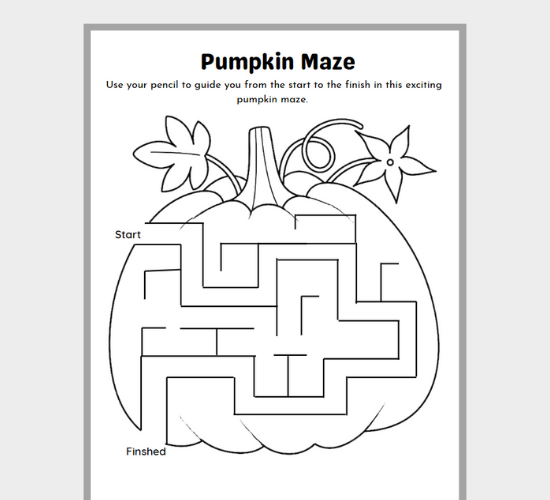 Pumpkin Maze Adventure