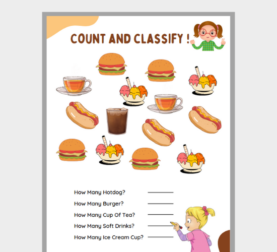 Count and Classify Your Favorite Foods
