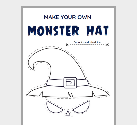 Create Your Spooky Monster Hat