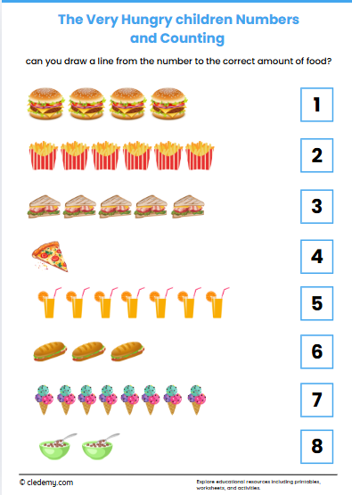 Counting Fun with The Very Hungry Children