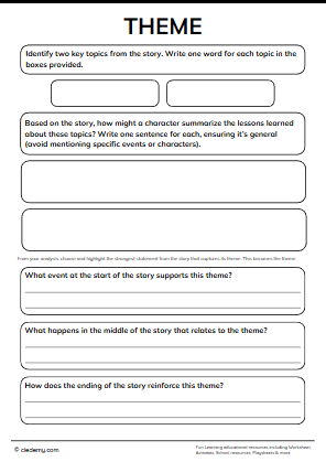 Theme Graphic Organizer