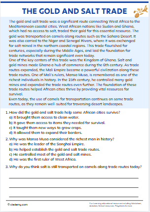 The Gold and Salt Trade