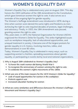 Women’s Equality Day