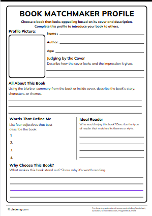 Book Matchmaker Profile