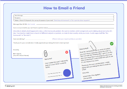 How to Email a Friend Poster