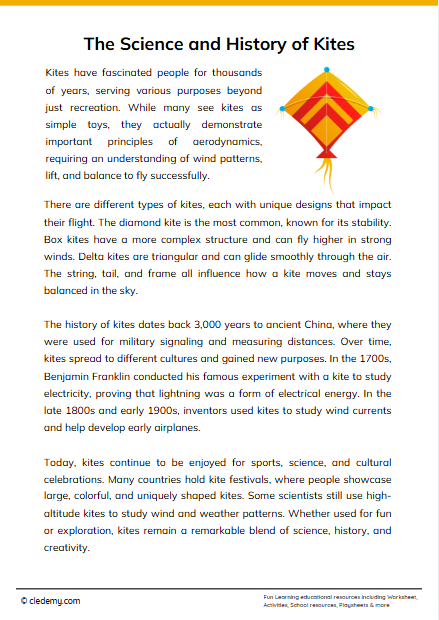 The Science and History of Kites