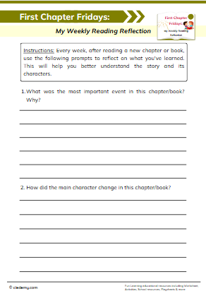 First Chapter Fridays: My Weekly Reading Reflection