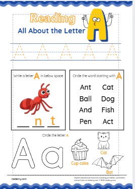 Beginning Reading: All About the Letter A to Z