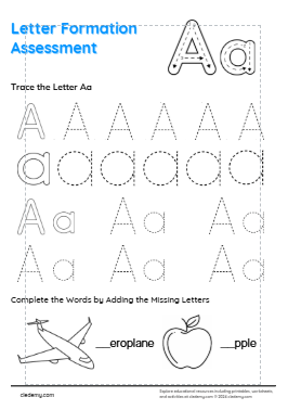 Letter Formation Assessment