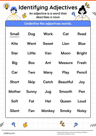 Adjective Identification