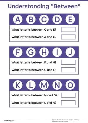Alphabet Between Fun