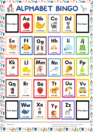 Alphabet Bingo