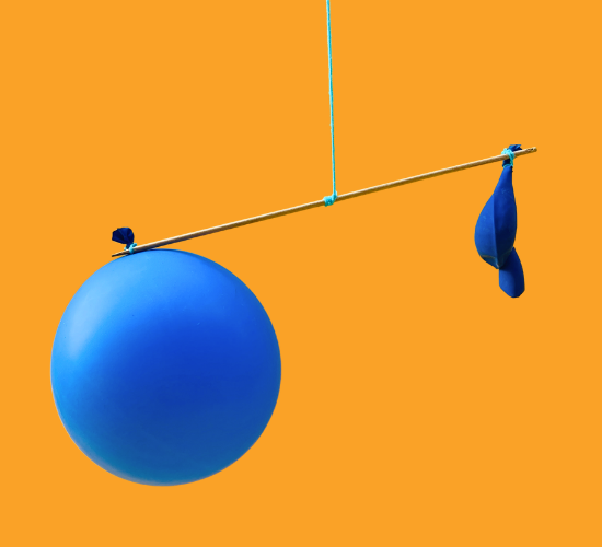 Air Weight Science Experiment with Balloon