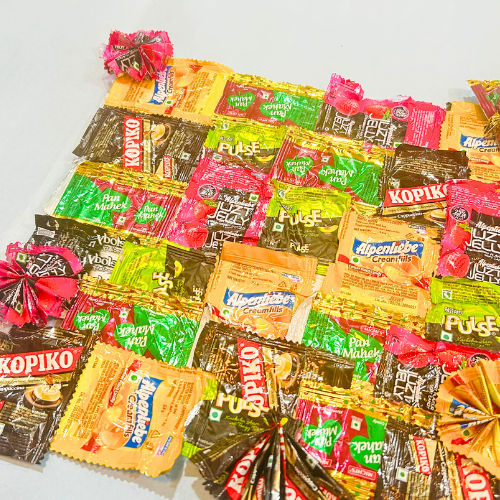 Candy Paper Collage Activity