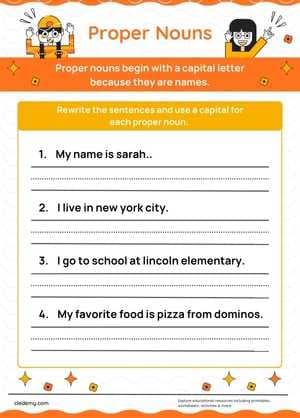 Capitalizing Proper Nouns
