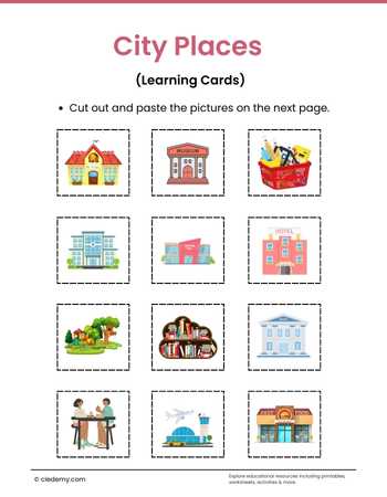 City Places Reading Cards
