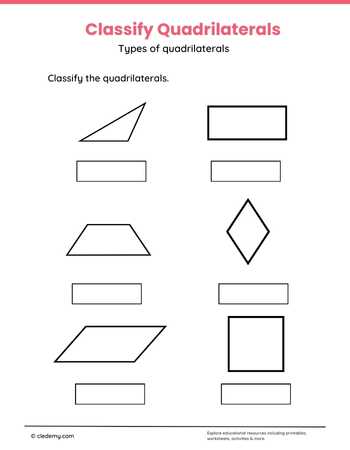 Classifying Quadrilaterals