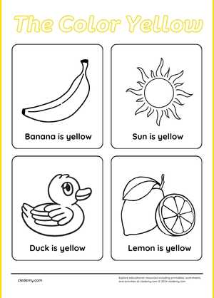 Coloring Fun with Yellow