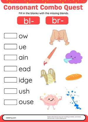 Consonant Blend Fun