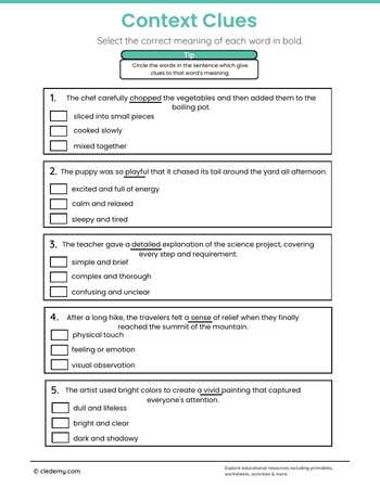 worksheet