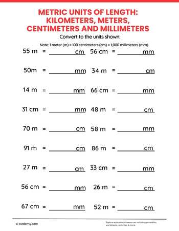 Convert Metric Lengths-1