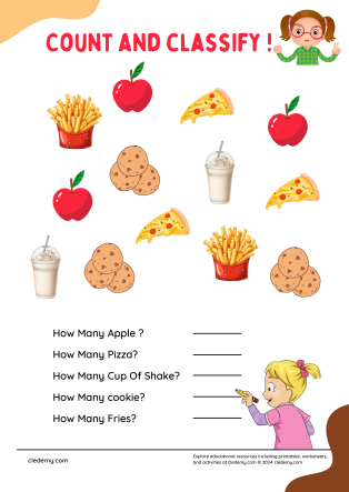 Count and Classify Your Favorite Foods