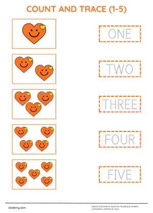 Count and Trace Numbers (1-5)