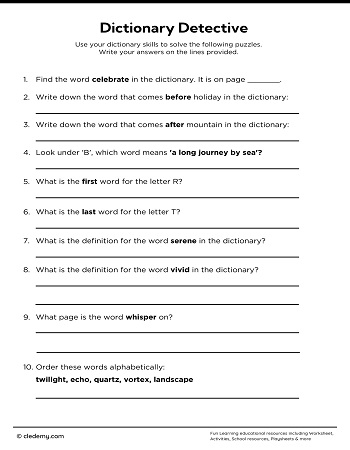worksheet