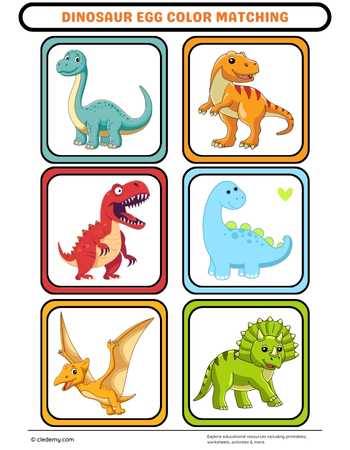 Dinosaur Egg Color Matching