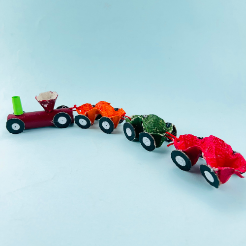 Egg Carton Train Craft