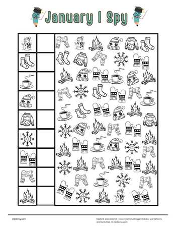 Find the Hidden Objects January Edition