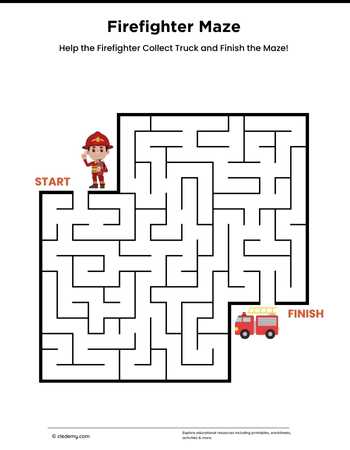 Firefighting Maze Challenge